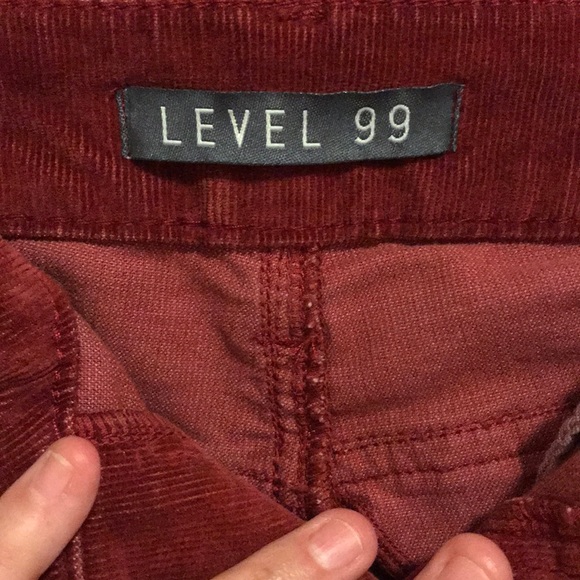 Level 99 red corduroy pants - Picture 4 of 5